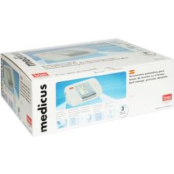 Eine Verpackung mit einem automatischen Blutdruckmessgerät.